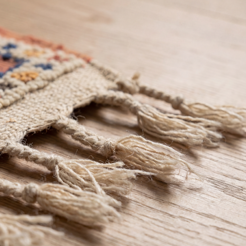 Mosaic Berber Picasso Rug - Handwoven Taznakht Wool Carpet