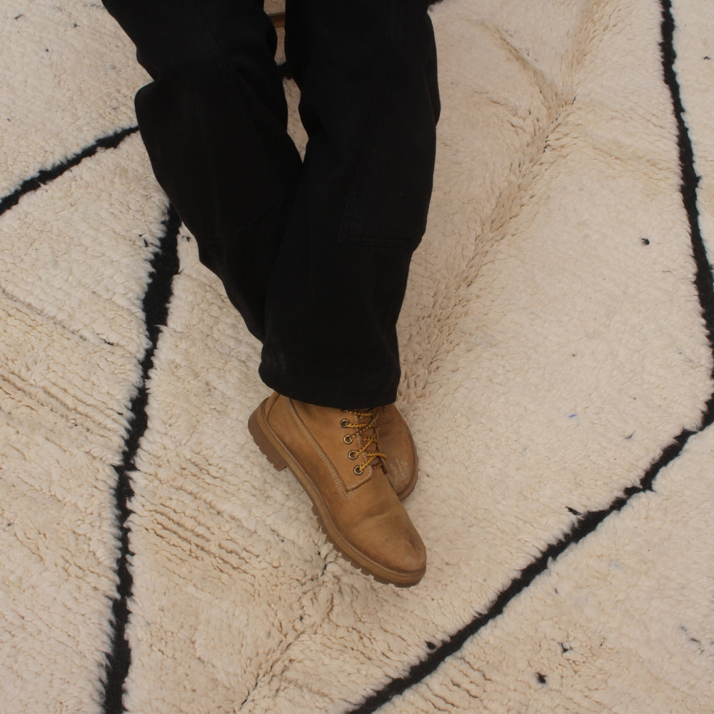 Authentic Beni Ouarain rug from the Atlas Mountains