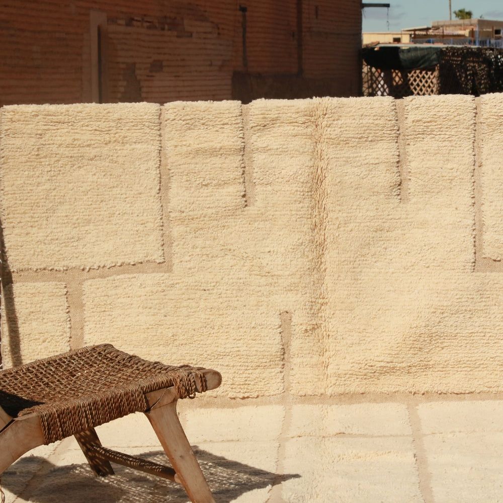 geometric moroccan wool rug texture