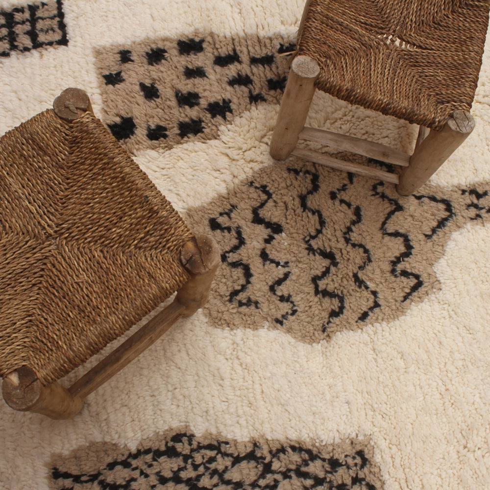 One of a kind Beni Ouarain Berber rug