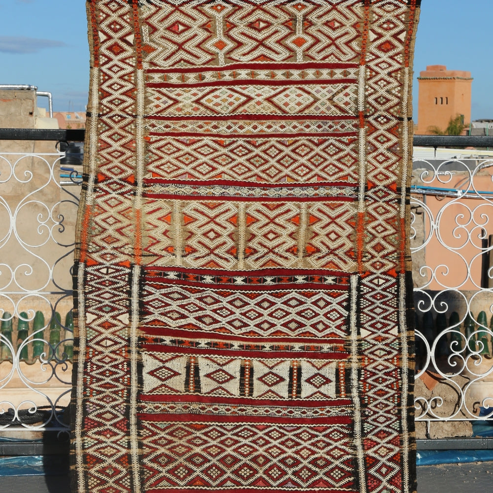 zamour moroccan rug geometric berber wool pattern detail
