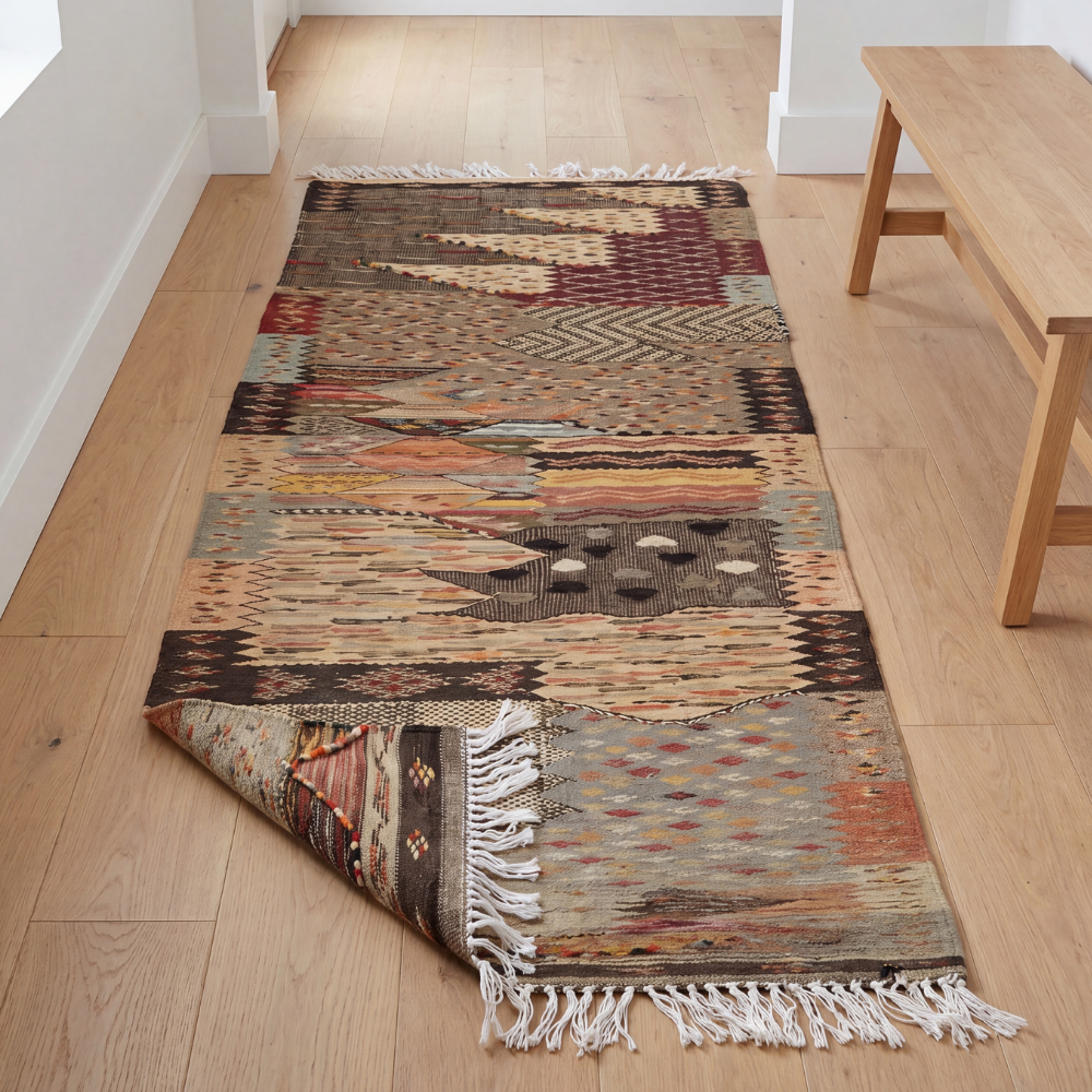 Mosaic Taznakht Rug - Berber Picasso Moroccan Wool Carpet