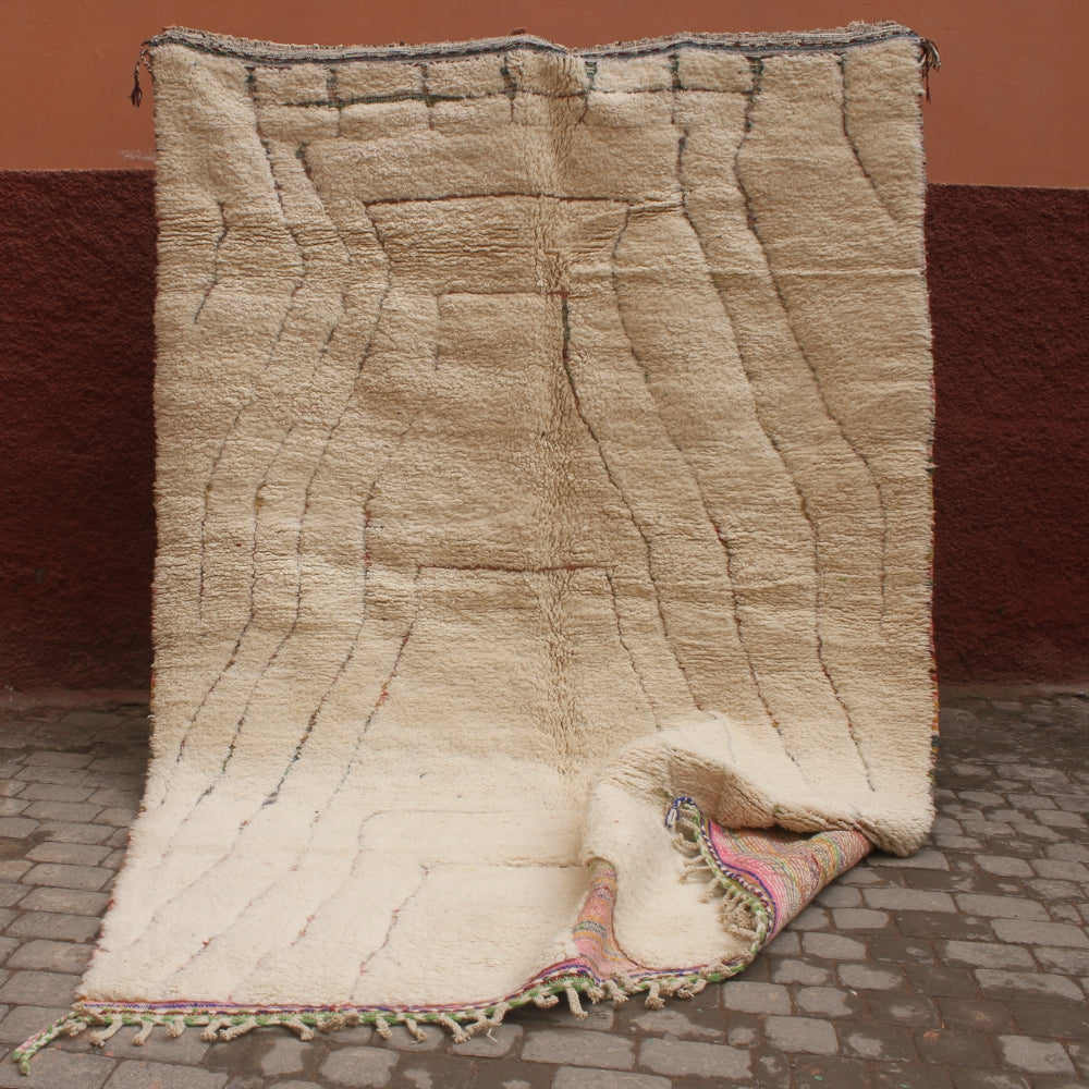 moroccan ivory berber rug minimalist design