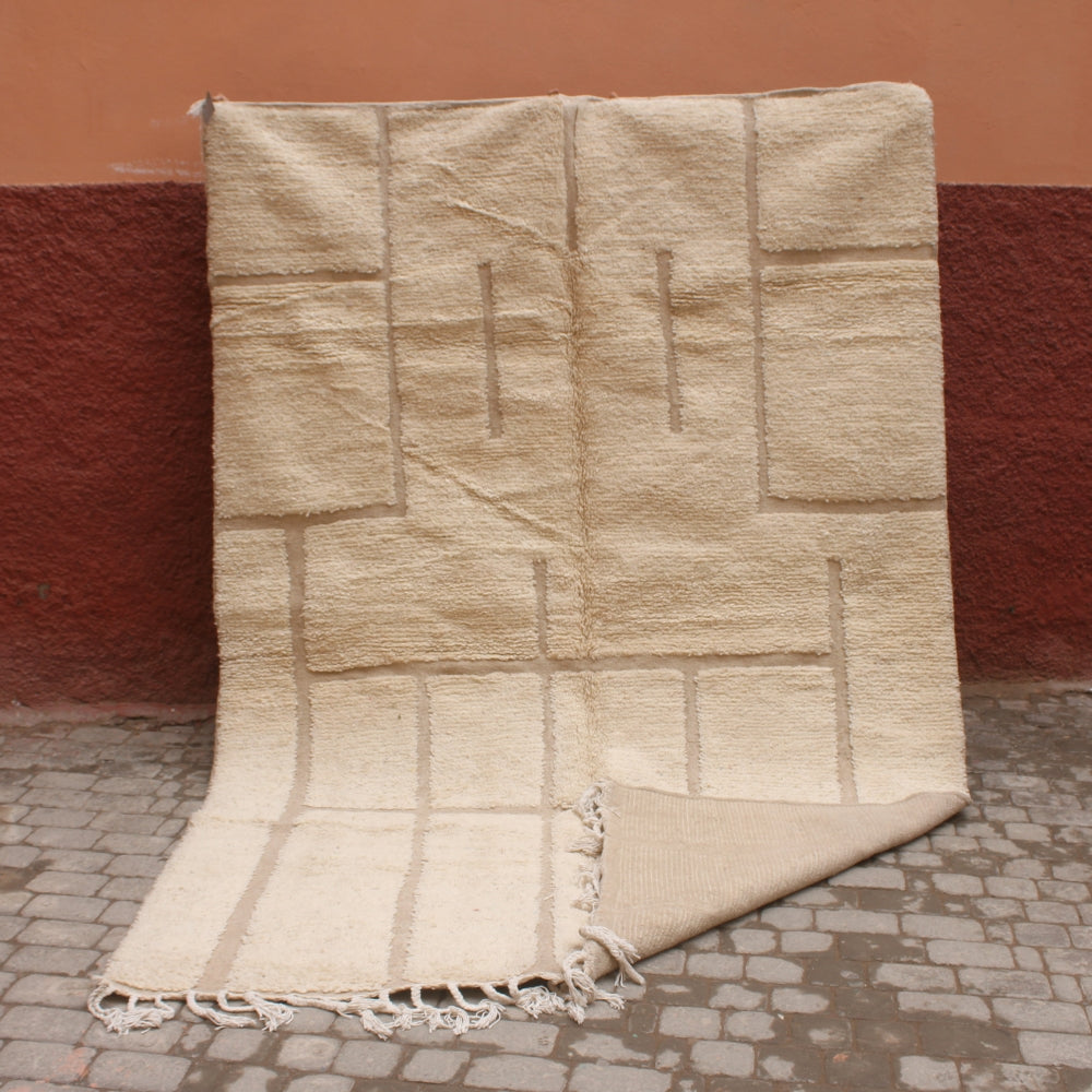 handwoven beni ourain moroccan rug texture