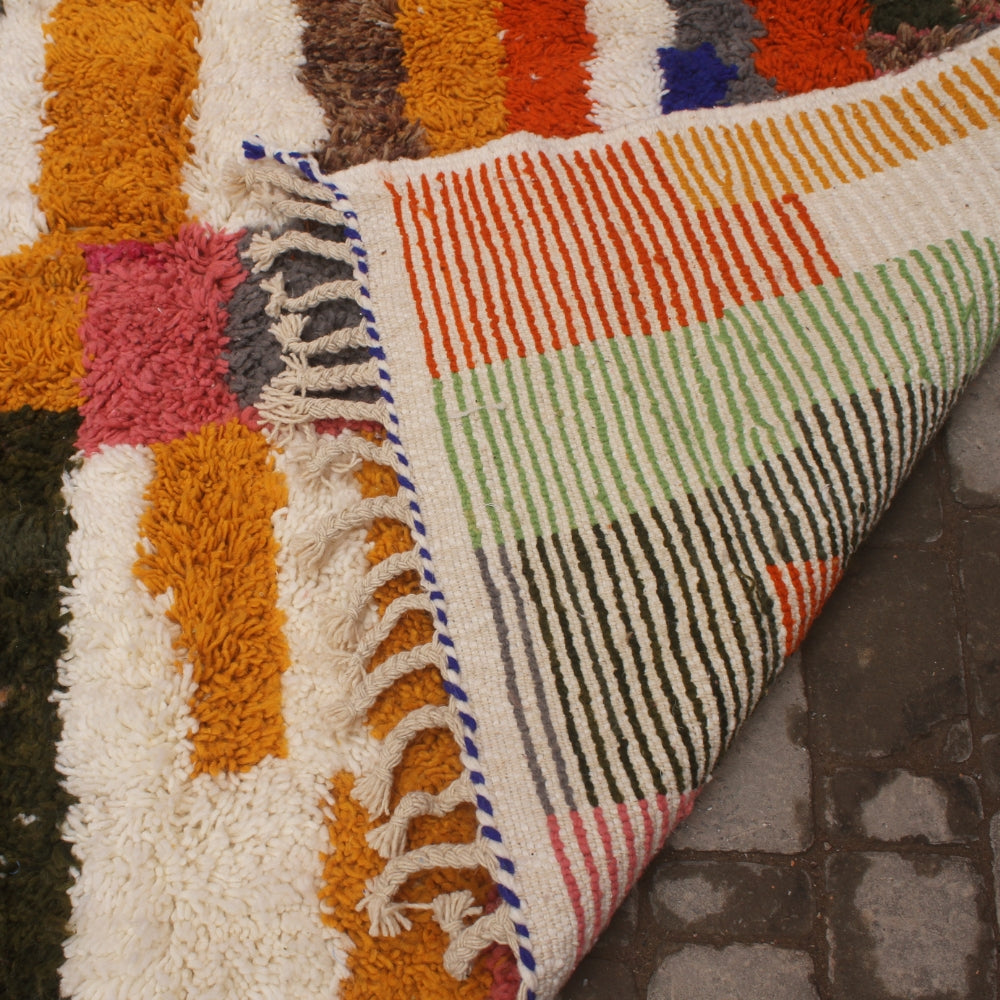 bohemian boujaad wool rug pattern