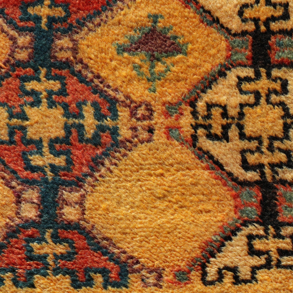 One of a kind vintage Moroccan rug from Tazenakht with refined Berber patterns and artisanal character